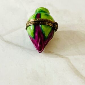 Authentic Limoges Rose Bud Box Peint Main | Professionally Restored France | Flo